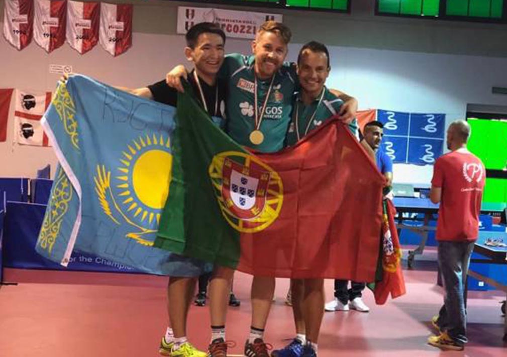Cláudio e André conquistam seis medalhas no europeu para transplantados